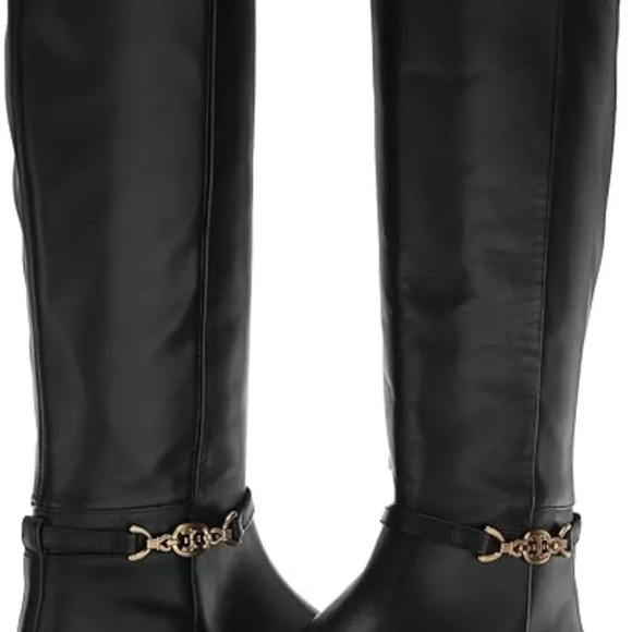 Sam Edelman Clive Knee High Boot - Black Suede, Athletic Calf - Picture 1 of 12